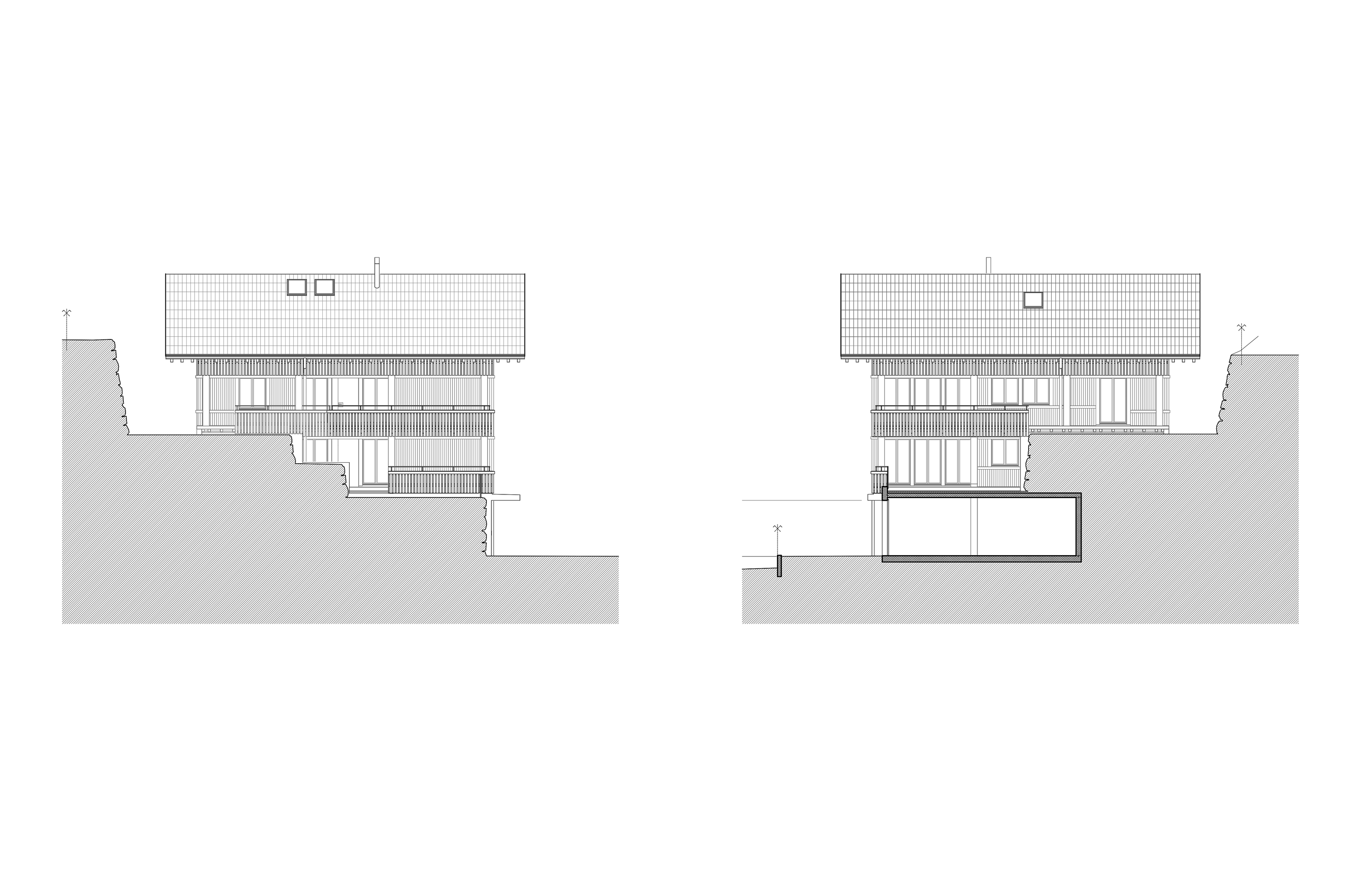 Nord- & Südfassade