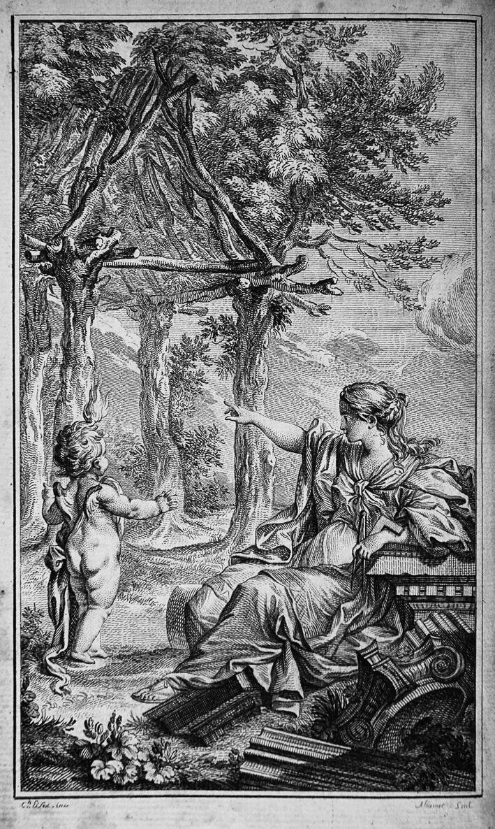 Laugier Marc-Antoine | Die Urhütte | 1753