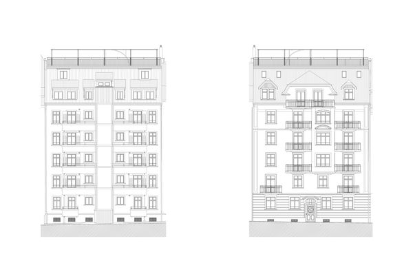 Nord- & Südfassade