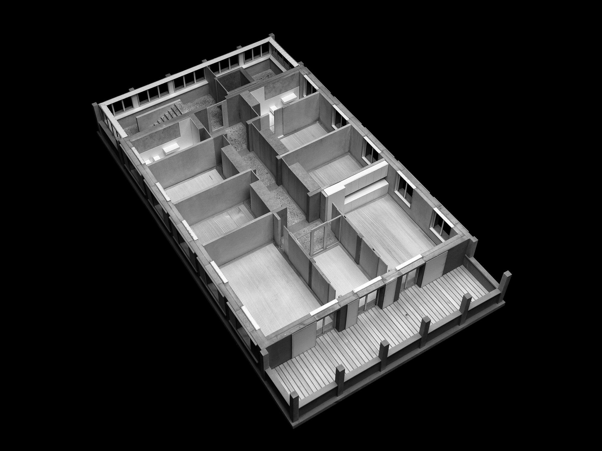 Modell Wohngeschoss