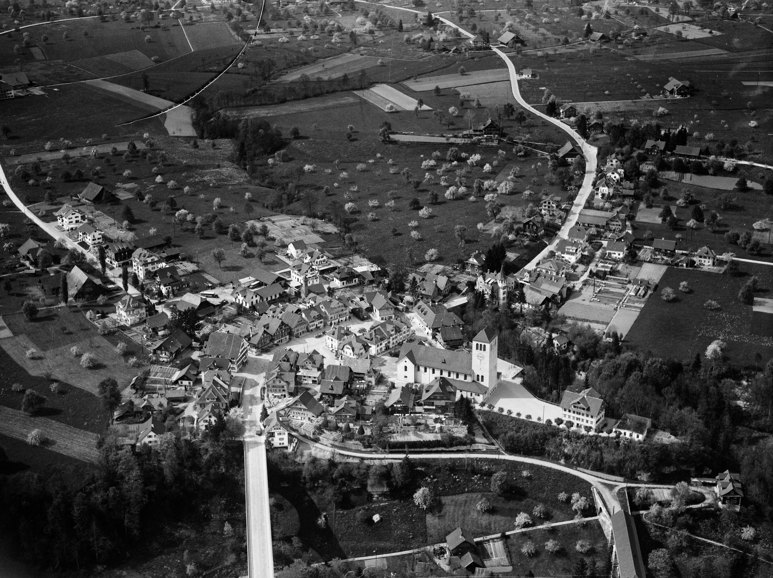 Flecken Rothenburg (F: ETH-Bibliothek Zürich, Bildarchiv | Werner Friedli, 1946)